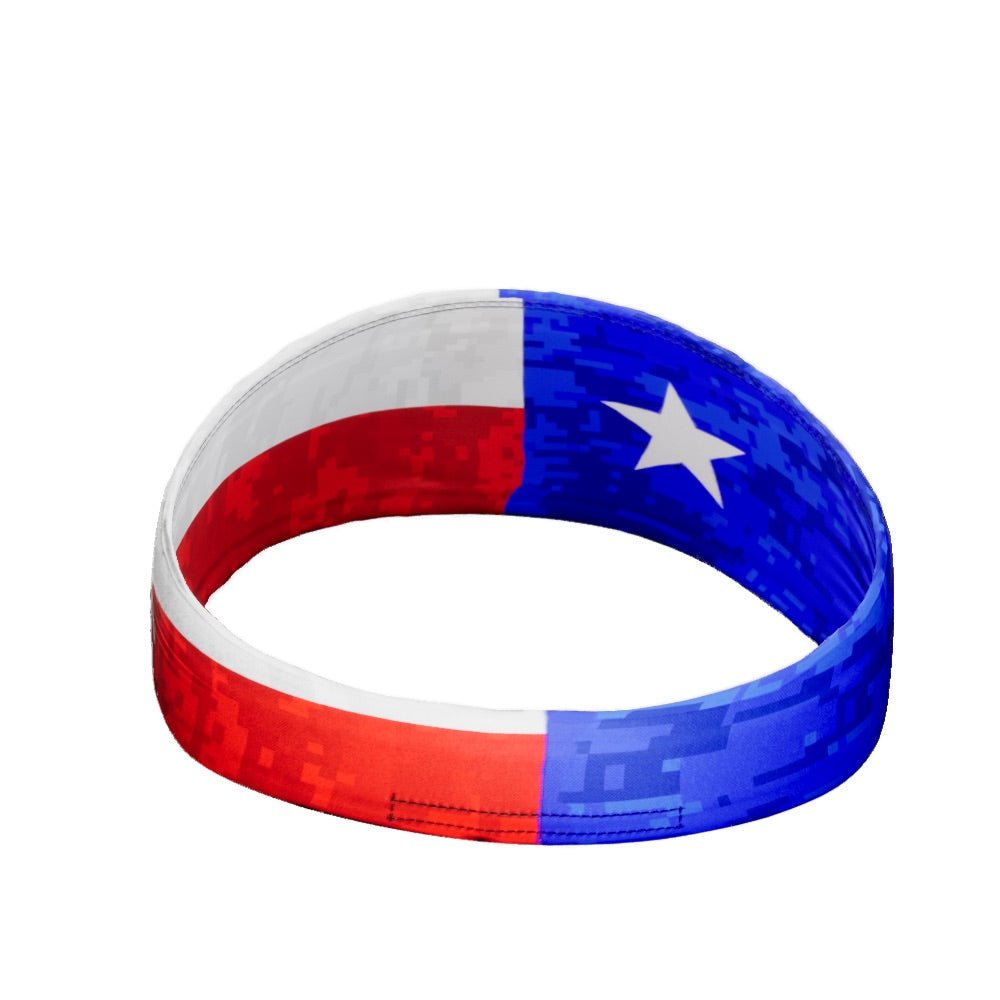 Texas Flag Headband - Patriotic Hair Accessory for Women & Men - Perfect for Rodeos, 4th of July, Football Games & Country Concerts