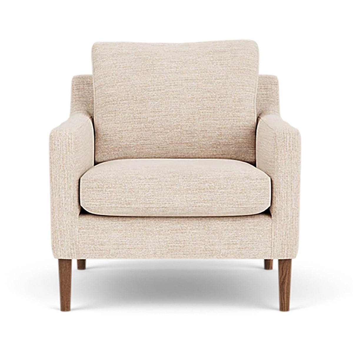 Astha Fabric Armchair - Modern Upholstered Accent Chair for Living Room, Bedroom & Office - Comfortable Lounge Chair with Soft Fabric & Sturdy Frame