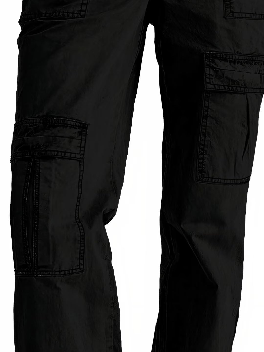 Flamingals Women's Low Waist Wide Leg Cargo Pants with Flap Pockets - Casual Comfort Pants for Outdoor Adventures, Travel & Everyday Wear