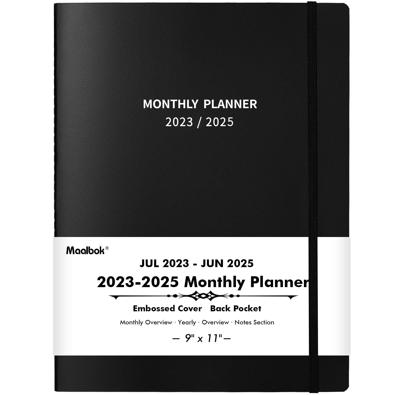 2023-2025 Monthly Planner & Calendar - July 2023 to June 2025 Academic Planner | 9