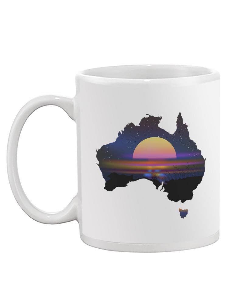 Australia Sunset Over Country Mug - Premium Ceramic Coffee Cup with Stunning Scenic Design | Perfect for Home, Office, or Gift Giving