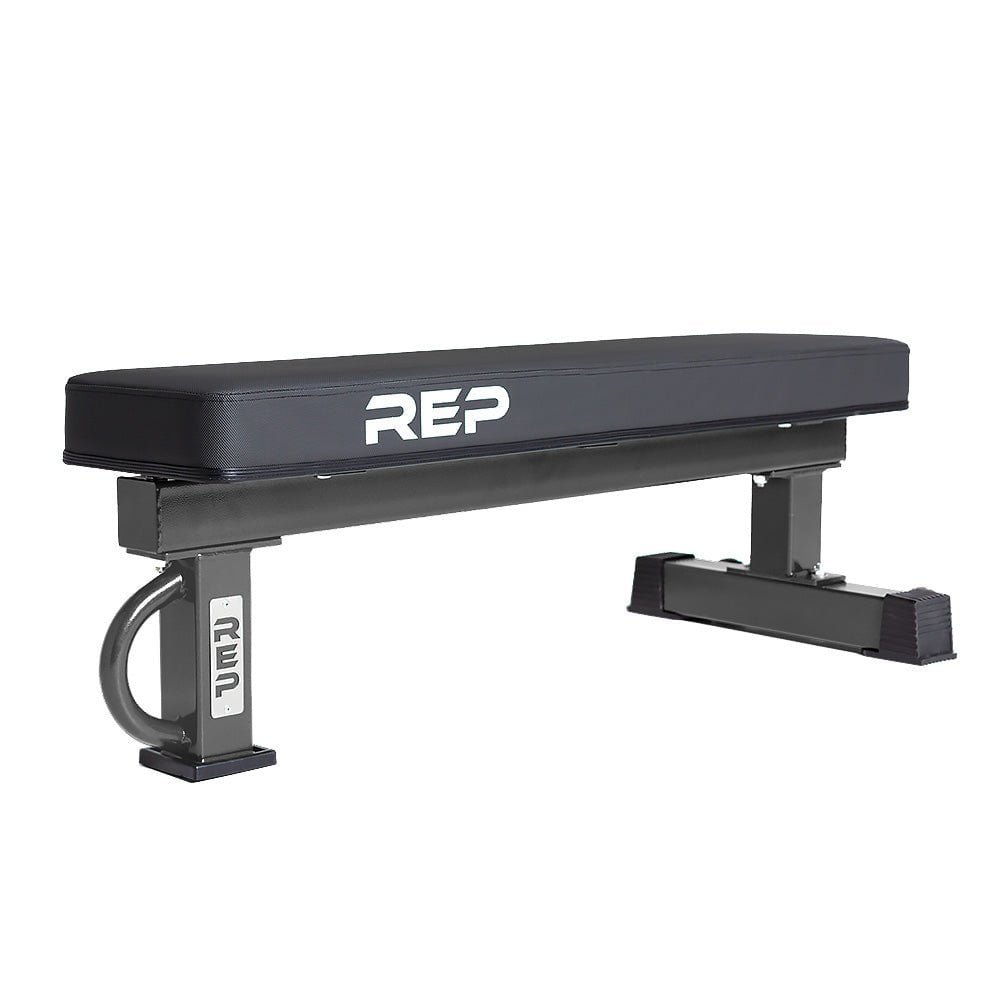 REP Fitness FB 5000 Competition Flat Bench - Heavy Duty Weight Bench for Home Gym & Strength Training - Perfect for Powerlifting, Bodybuilding & CrossFit Workouts