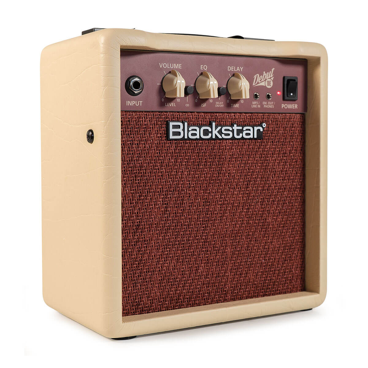 Blackstar Debut 10E 10W 2x3 Guitar Combo Amplifier - Cream/Oxblood | Compact Electric Guitar Amp for Practice, Home Studio & Small Gigs | Perfect for Beginners & Musicians