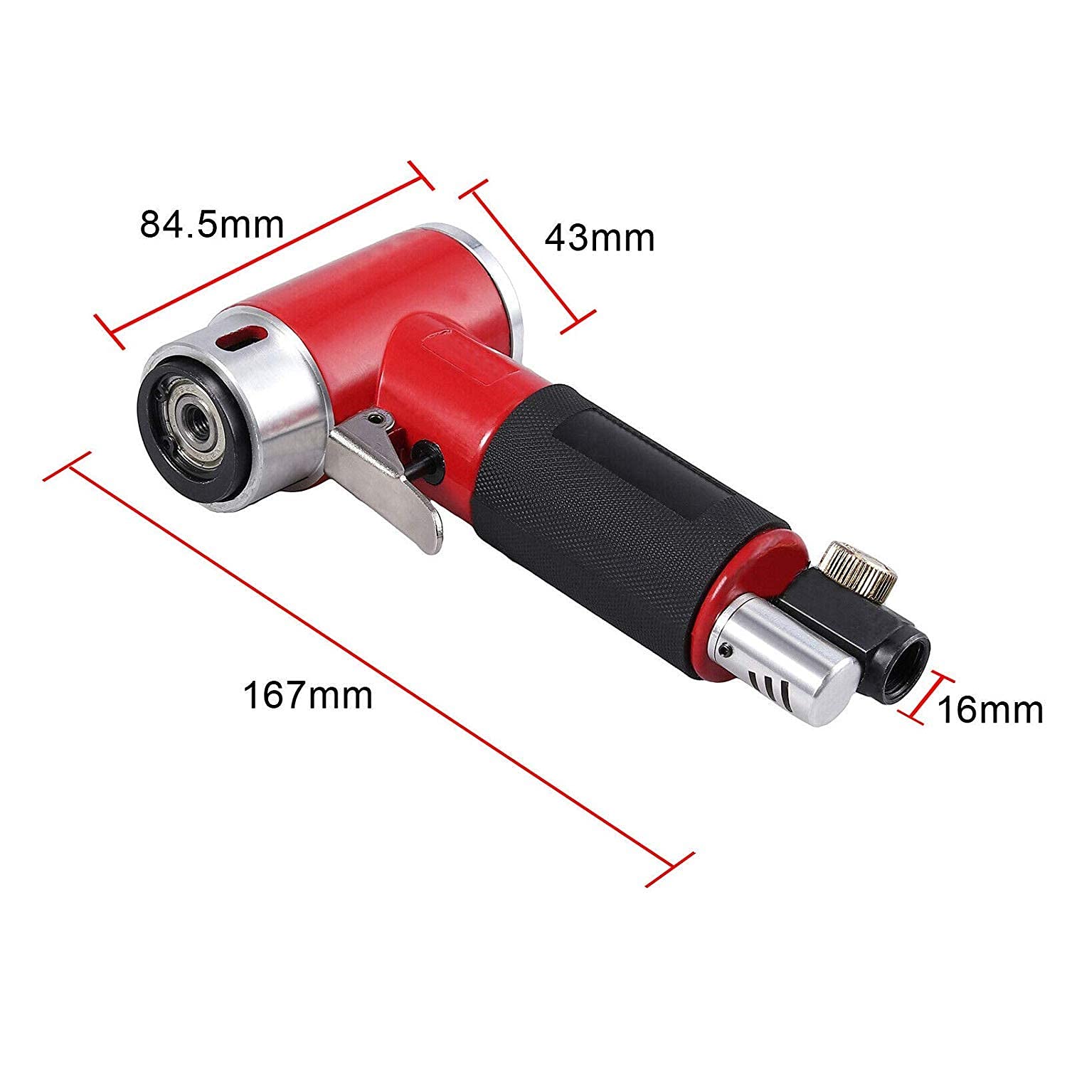 Orbital Air Sander - Pneumatic Dual Action Polisher & Angle Sander for Auto Body Sanding, Woodworking, Metal Finishing | Perfect for Car Detailing, Furniture Restoration & DIY Projects