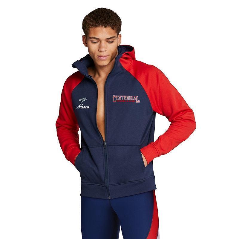 Centennial Speedo Men's Swim Team Jacket with Embroidered Logo - Perfect for Swim Meets, Poolside Lounging & Team Spirit