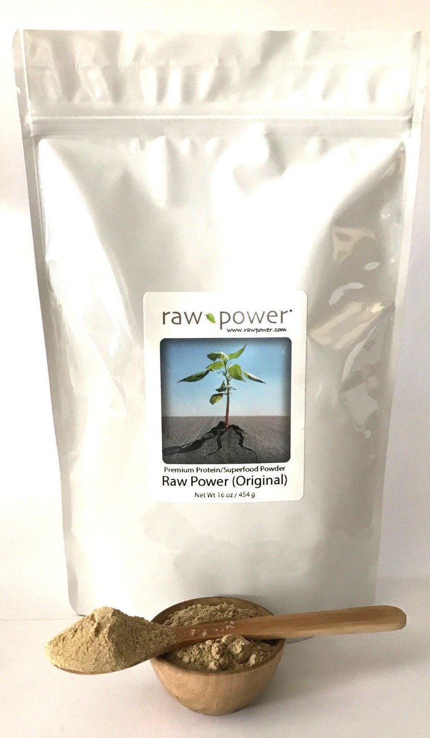 Raw Power! Protein Superfood Powder - 16oz (Original Flavor) | Plant-Based Protein for Muscle Recovery & Weight Management | Perfect for Smoothies, Baking & Post-Workout Nutrition
