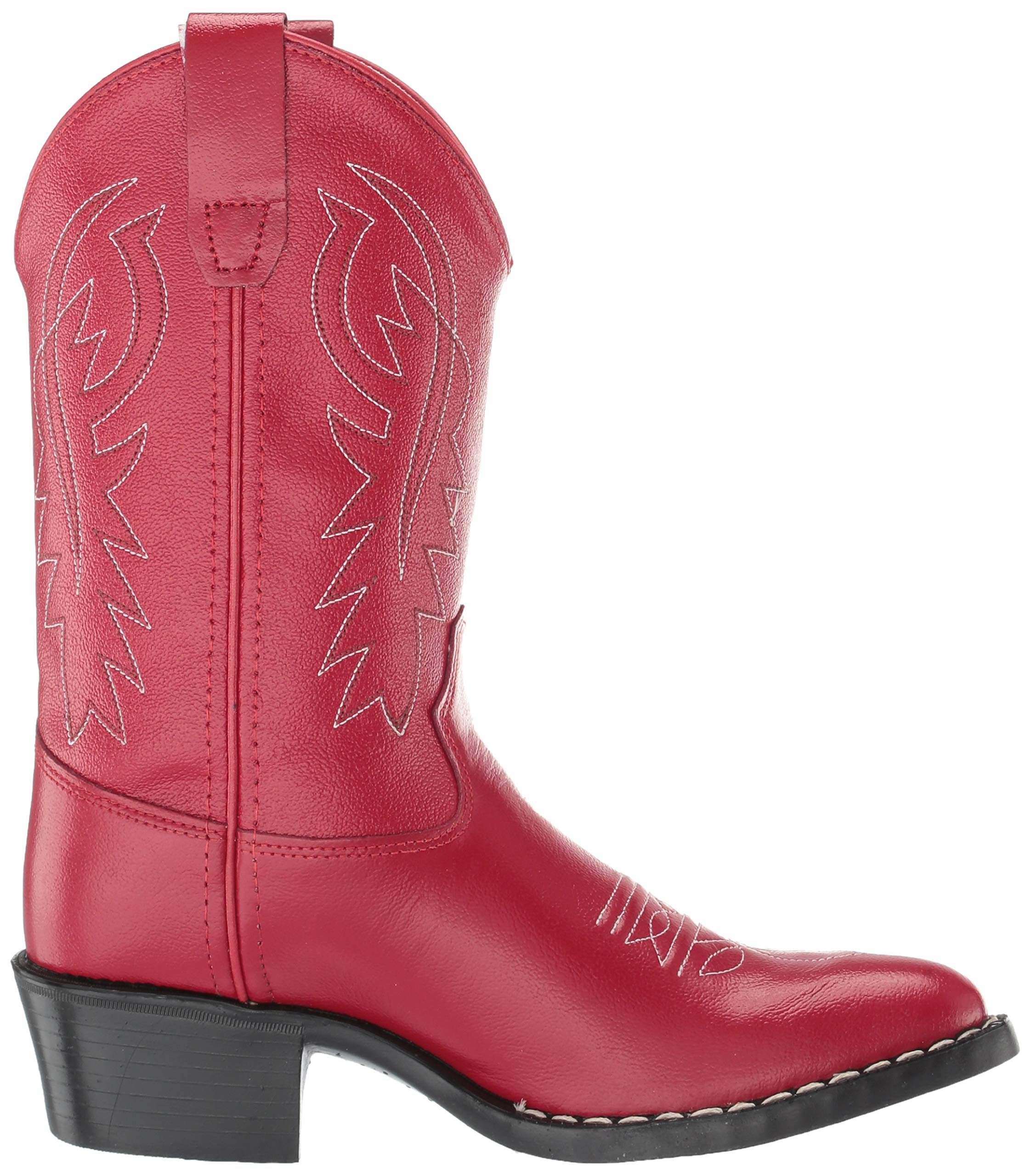 Toddler Girls' Red Western Boots - Stylish Cowgirl Boots for Kids - Perfect for Rodeo, Parties & Everyday Play