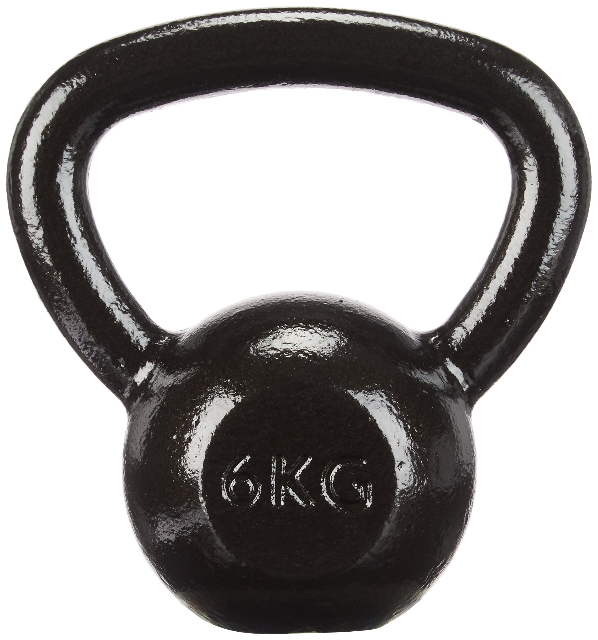 Amazon Basics Cast Iron Kettlebell - Durable Home Gym Equipment for Strength Training, Weightlifting & Fitness Workouts - Perfect for CrossFit, HIIT, Yoga & Functional Training