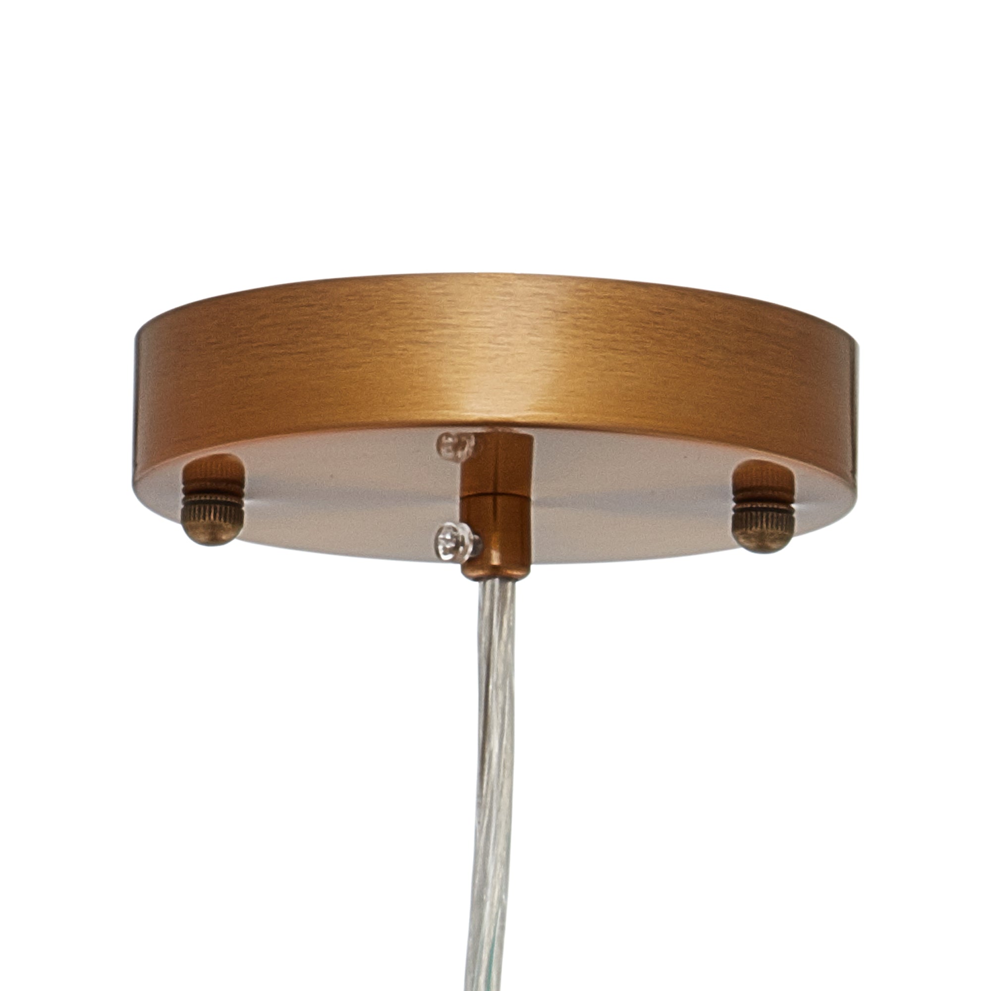 CARRO HOME Hydra Cylinder Glass Pendant Light - Modern Hanging Fixture for Kitchen Island, Dining Room & Bedroom Lighting