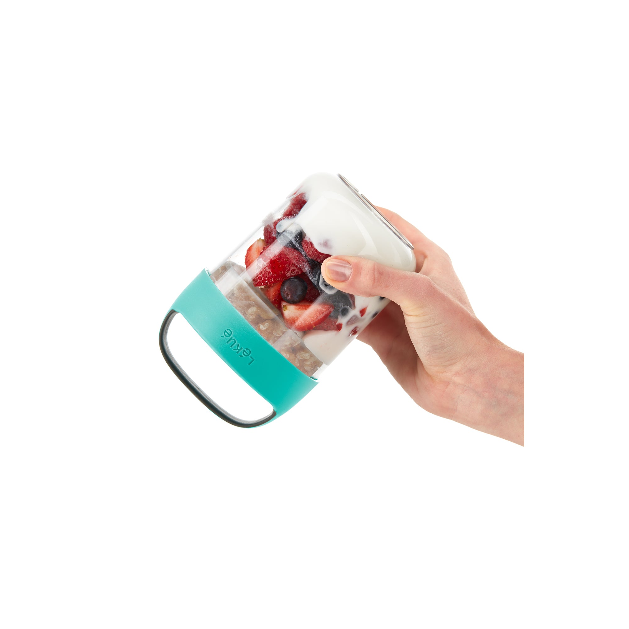 400ml Turquoise Jar To Go - Portable Leak-Proof Food Container for Meal Prep, Snacks & On-the-Go Lifestyles