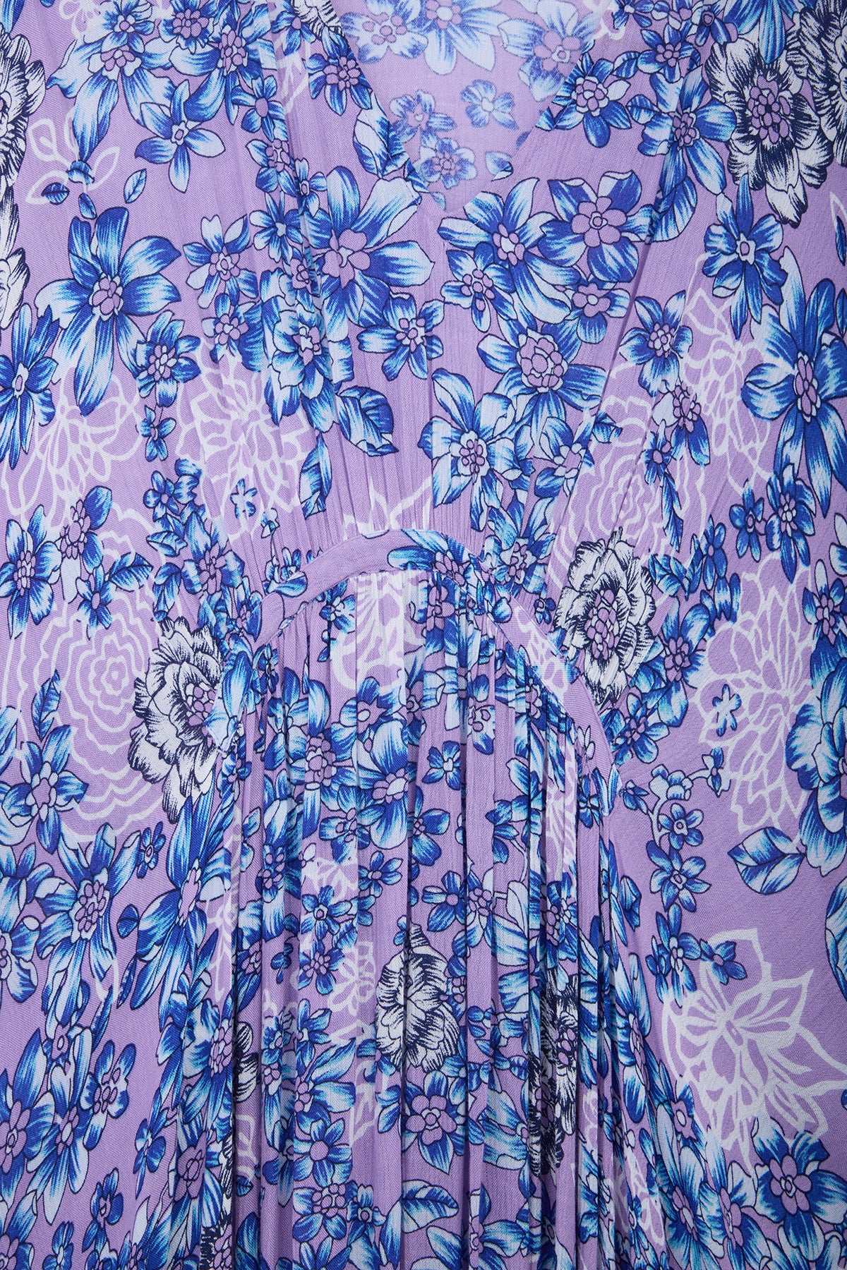 Floral Kaftan Maxi Dress for Women - Bohemian Summer Beach Cover Up Dress with Pockets | Perfect for Vacation, Pool Party & Casual Wear