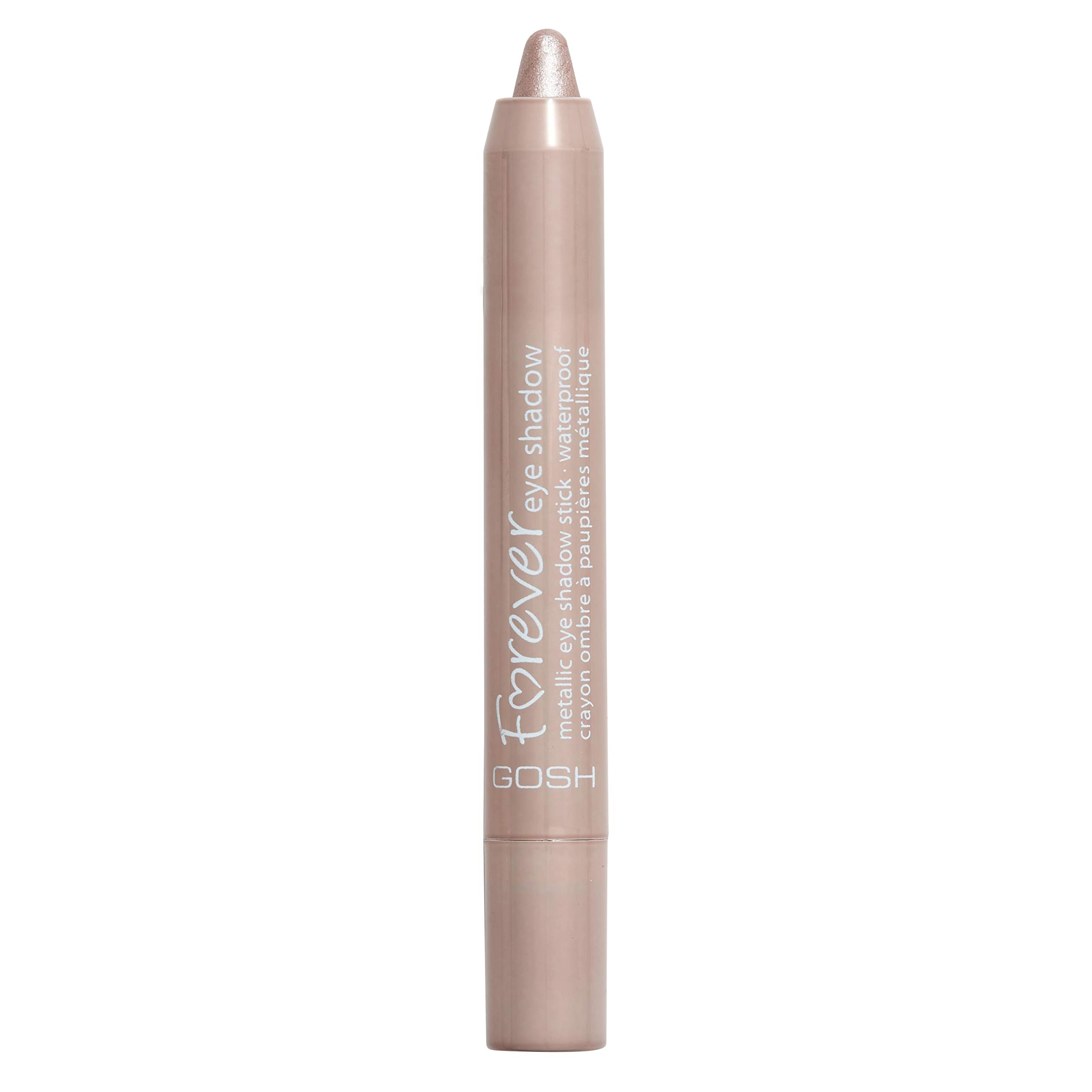 GOSH Copenhagen Forever Eye Shadow - 01 Silver Rose | Long-Lasting Shimmer Eyeshadow for Day & Night Makeup | Perfect for Parties, Weddings & Special Occasions