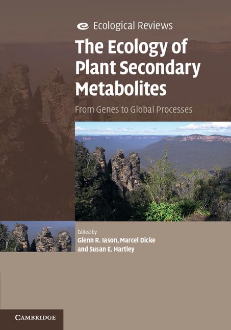 Plant Secondary Metabolites Ecology Book: From Genes to Global Processes - Ecological Reviews | Botany Textbook for Researchers & Students | Perfect for Plant Science Studies & Environmental Research