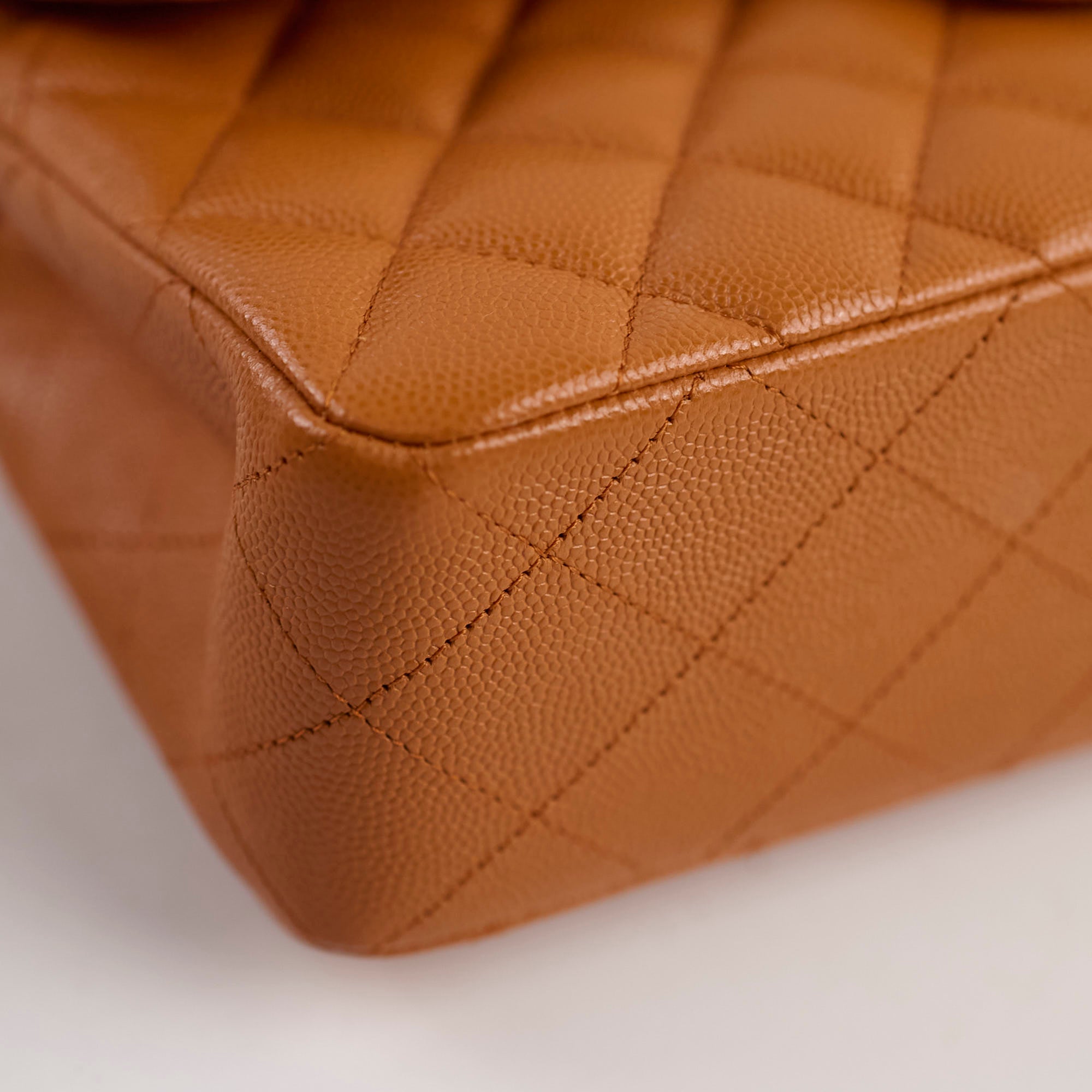 Chanel Small Classic Double Flap Bag in Caramel Caviar Leather - Luxury Crossbody Purse for Women, Perfect for Date Night & Special Occasions