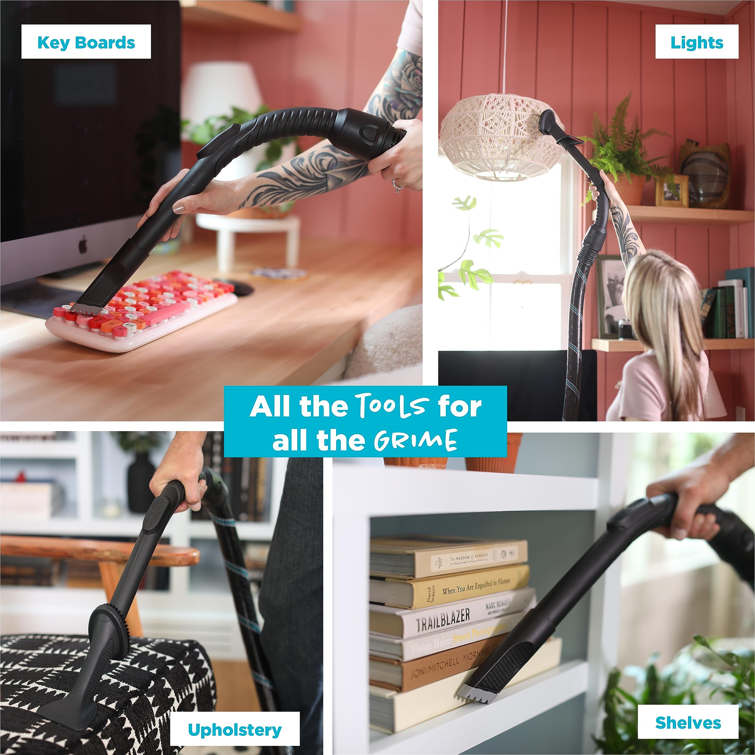 Simplicity Scout Canister Vacuum Cleaner - Compact & Powerful for Rugs & Hardwood Floors | Extendable Wand & Digital Suction Control | Ideal for Pet Hair, Stairs & Tight Spaces