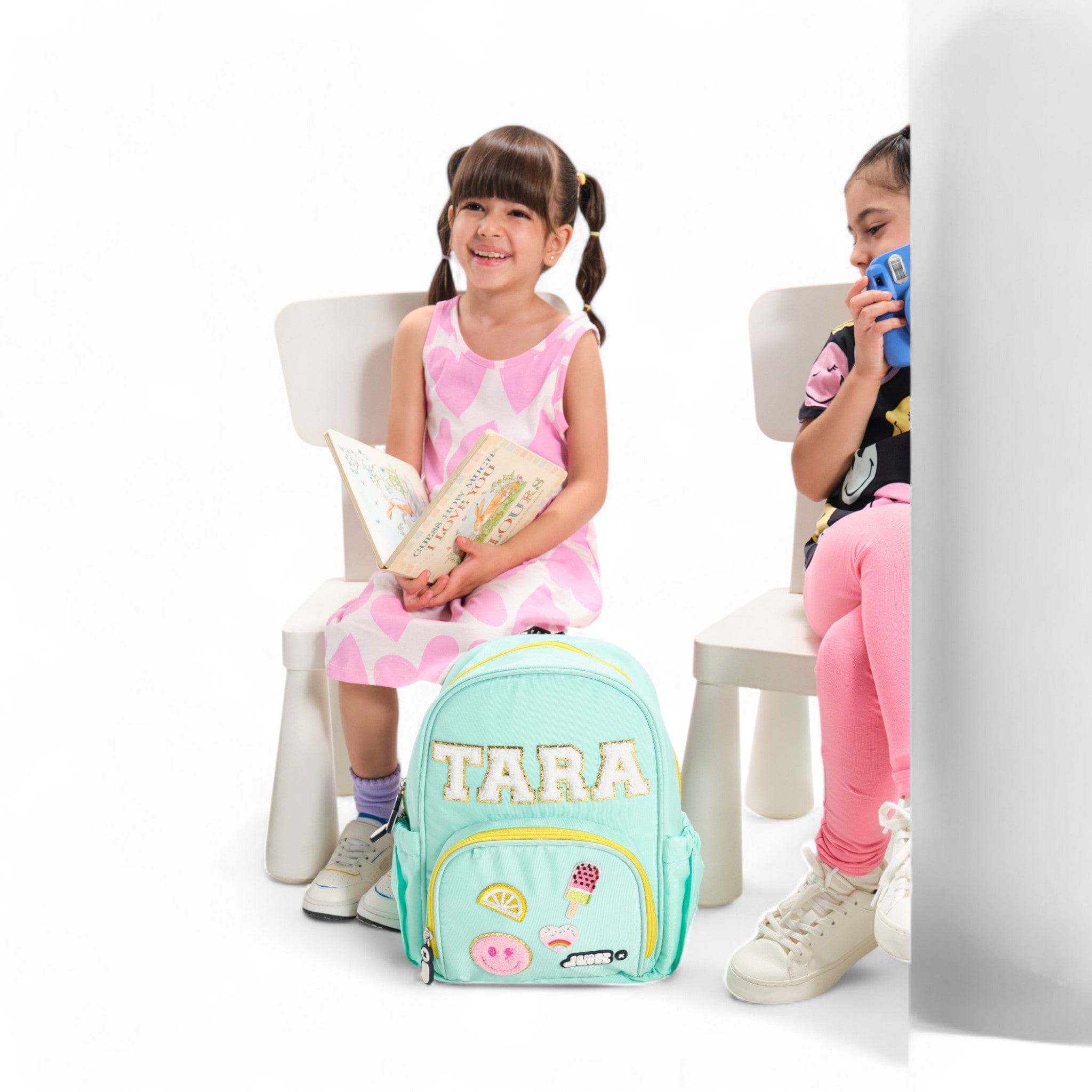 Moji Small Backpack for Women & Teens - Lightweight Mint Green Daypack for School, Travel, Gym & Hiking | Compact Water-Resistant Mini Backpack with USB Charging Port