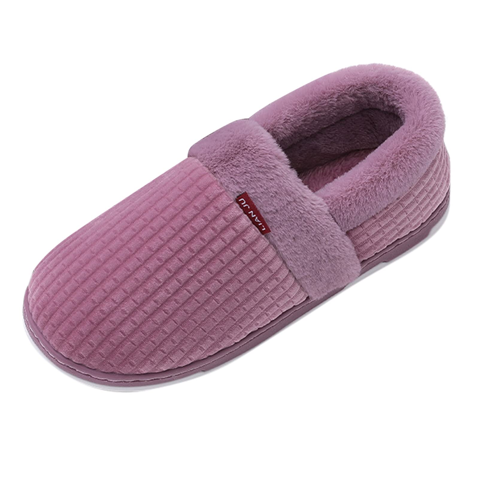 Cozy Plush House Slippers for Men & Women - Soft Warm Owl Design Indoor/Outdoor Slippers - Size 11 - Perfect for Winter Comfort, Lounge Wear & Home Relaxation