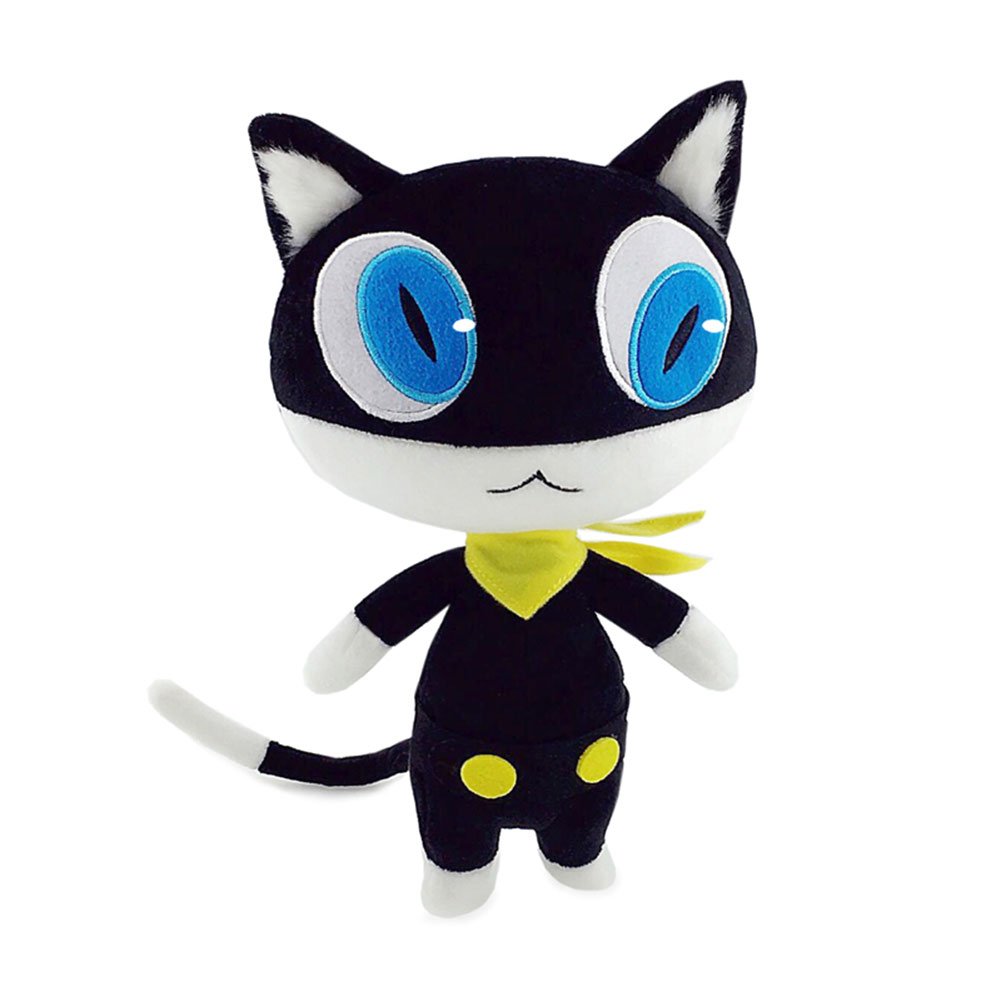 Ya-cos Morgana Plush Stuffed Animal - Black Cat Plush Toy Doll for Kids, Anime Fans & Home Decor | Perfect Gift for Halloween, Birthday & Cosplay