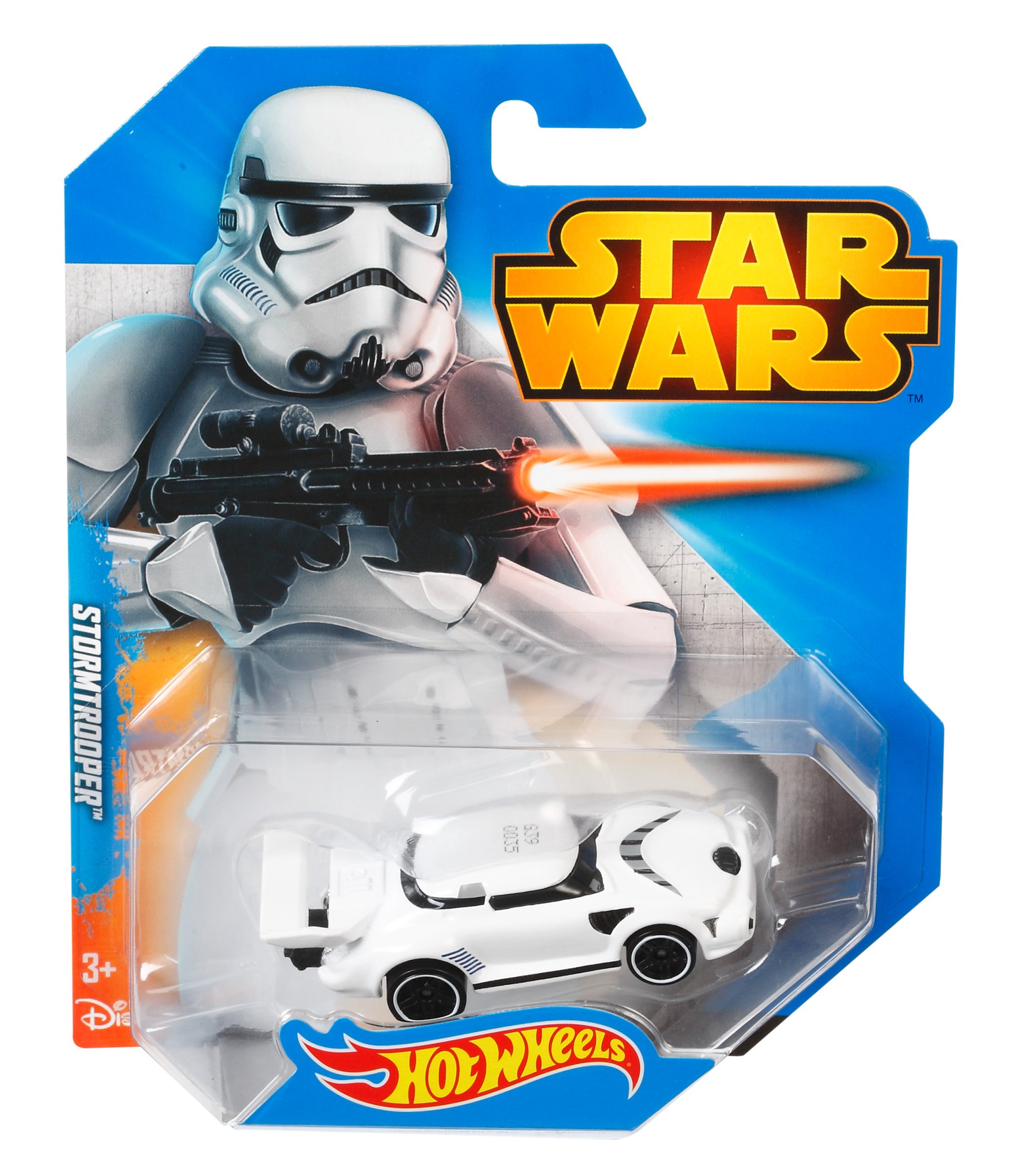 Hot Wheels Star Wars Storm Trooper Die-Cast Character Car - Collectible Toy Vehicle for Kids & Adults - Perfect for Display, Play & Star Wars Themed Parties