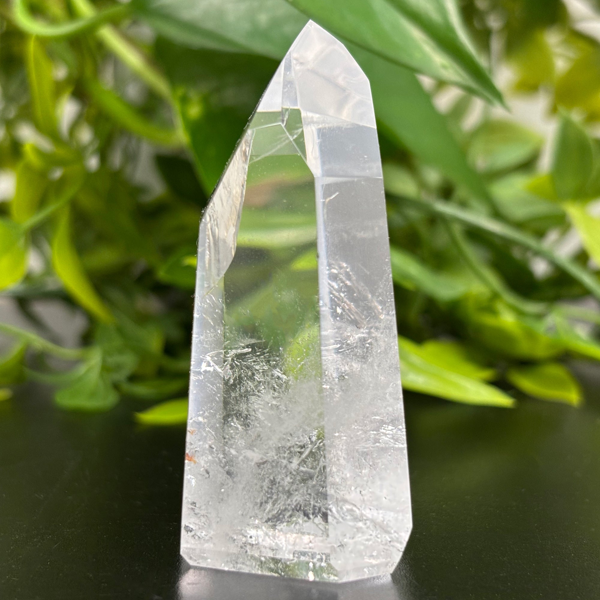 Natural Clear Quartz Crystal Tower – Raw Healing Obelisk Point for Energy Amplification, Meditation & Chakra Cleansing – Unique Collector’s Gemstone for Home, Office & Spiritual Décor – Perfect for Reiki, Feng Shui, Yoga & Meditation Spaces (RPO451)