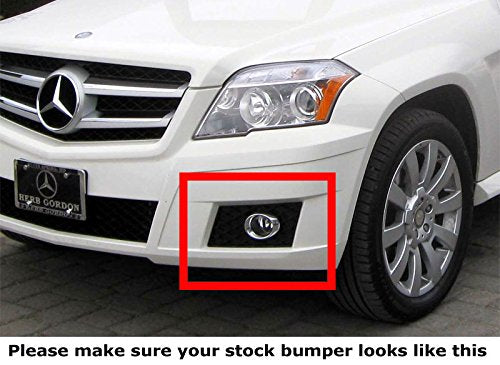 18W LED Daytime Running Lights DRL Compatible with 2009-2012 Mercedes X204 GLK Class - Direct Fit Replacement for Improved Visibility & Safety (Perfect for Daily Commute, Night Driving & Foggy Conditions)