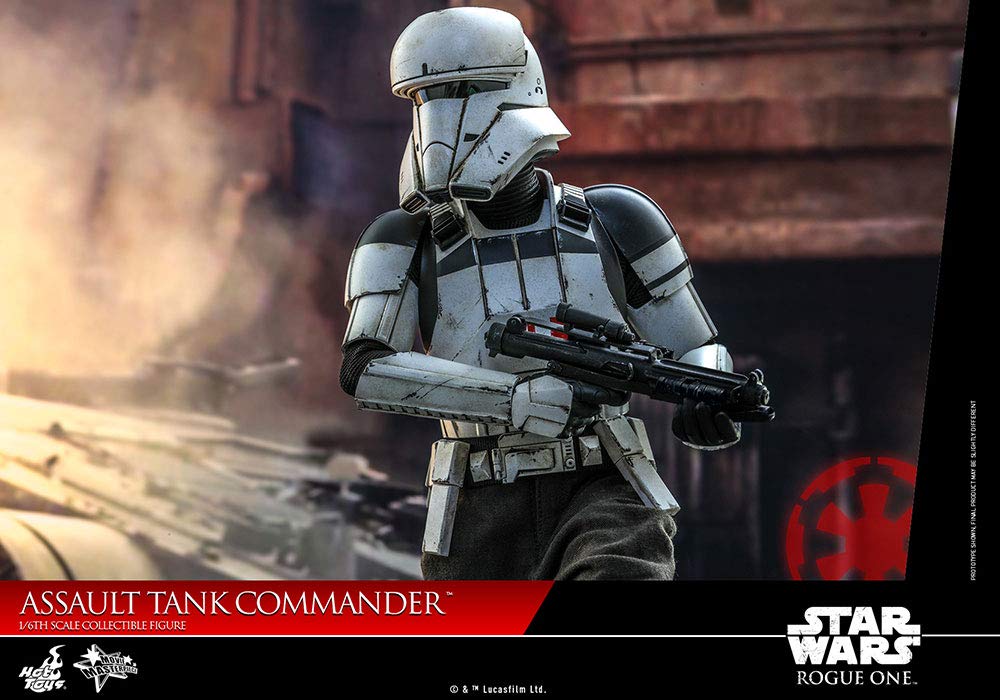 Hot Toys HT907736 1:6 Scale Assault Tank Commander Action Figure - Rogue One: A Star Wars Story Collectible (White) | Perfect for Star Wars Fans, Display & Action Figure Collectors