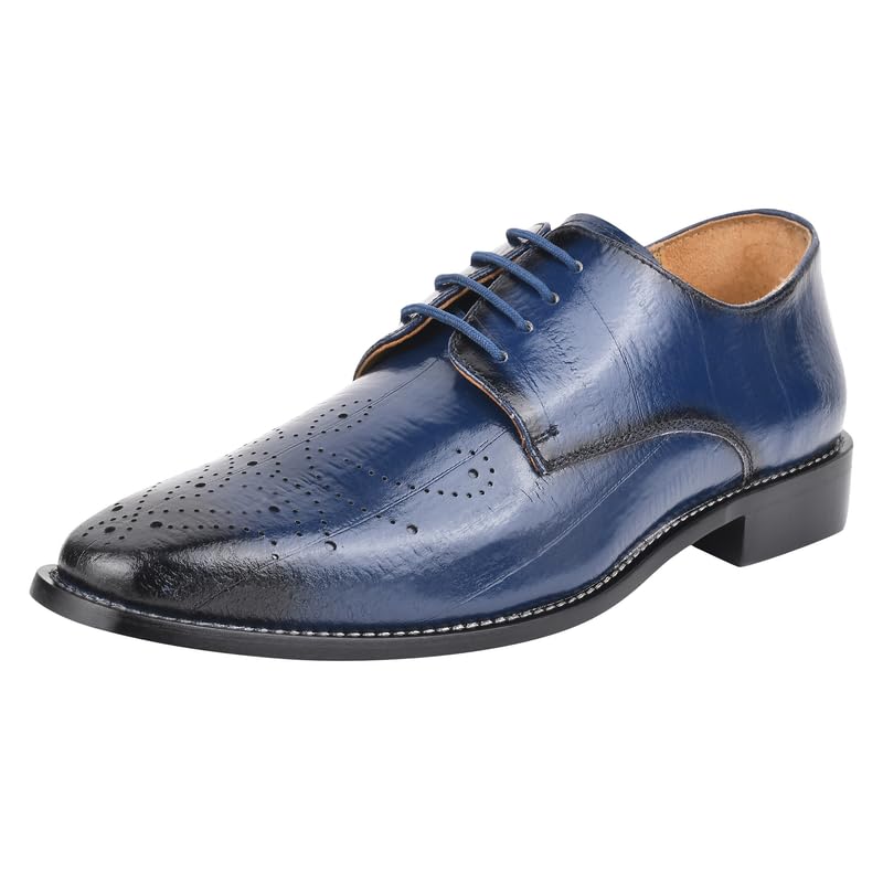 LIBERTYZENO Men's Genuine Leather Loafers & Slip-On Shoes - Comfortable Casual Dress Shoes for Men | Perfect Easter Gift (LS-Thomas Model) | Ideal for Office, Wedding & Daily Wear