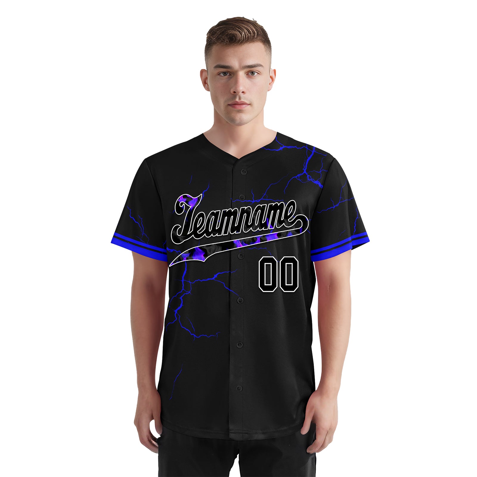 Custom Gothic Personalized Authentic Baseball Jersey BSBJ01 E06010 - Unique Team Uniform for Baseball Games, Cosplay & Gothic Fashion