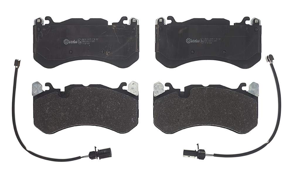 Brembo P50127 Low-Metallic Alloy Steel Front Disc Brake Pads Set for Audi (OE# 4F0698151G) - Premium Performance Braking for Sedans & SUVs