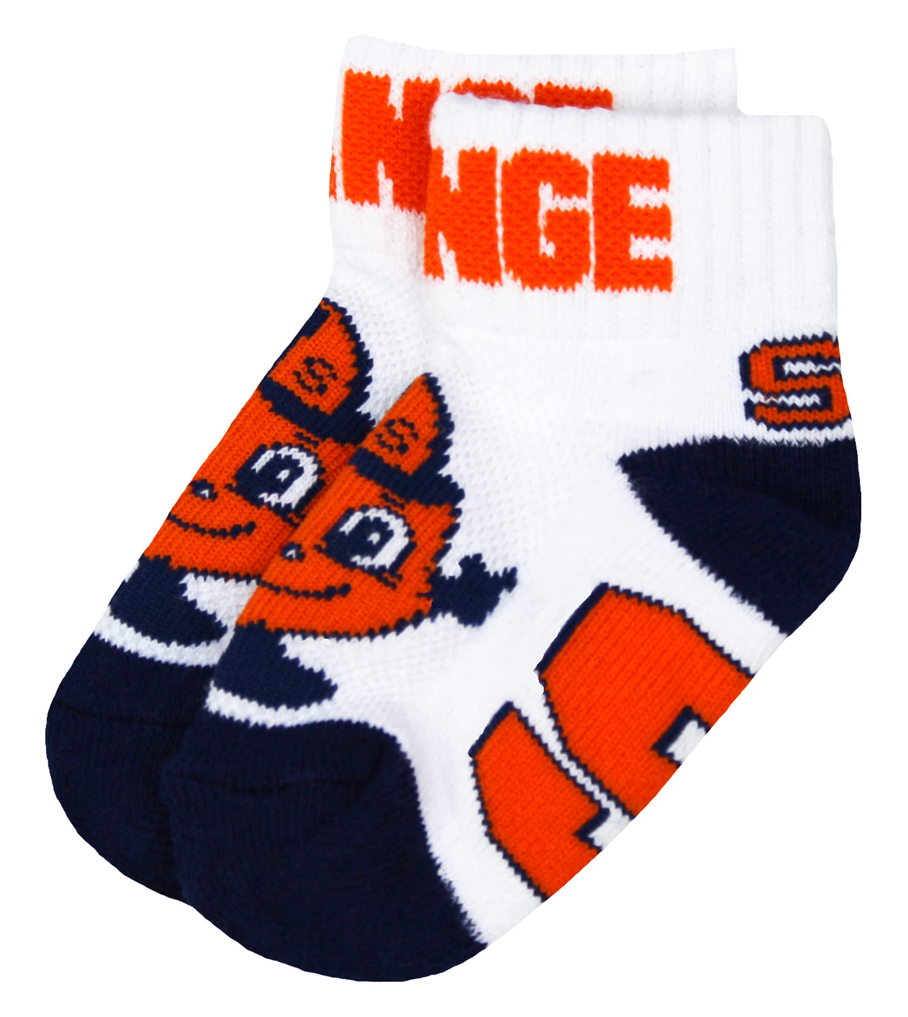 Official Syracuse Orange Fan Socks - Comfortable & Breathable College Team Socks for Men & Women - Perfect for Game Day, Sports Events & Casual Wear
