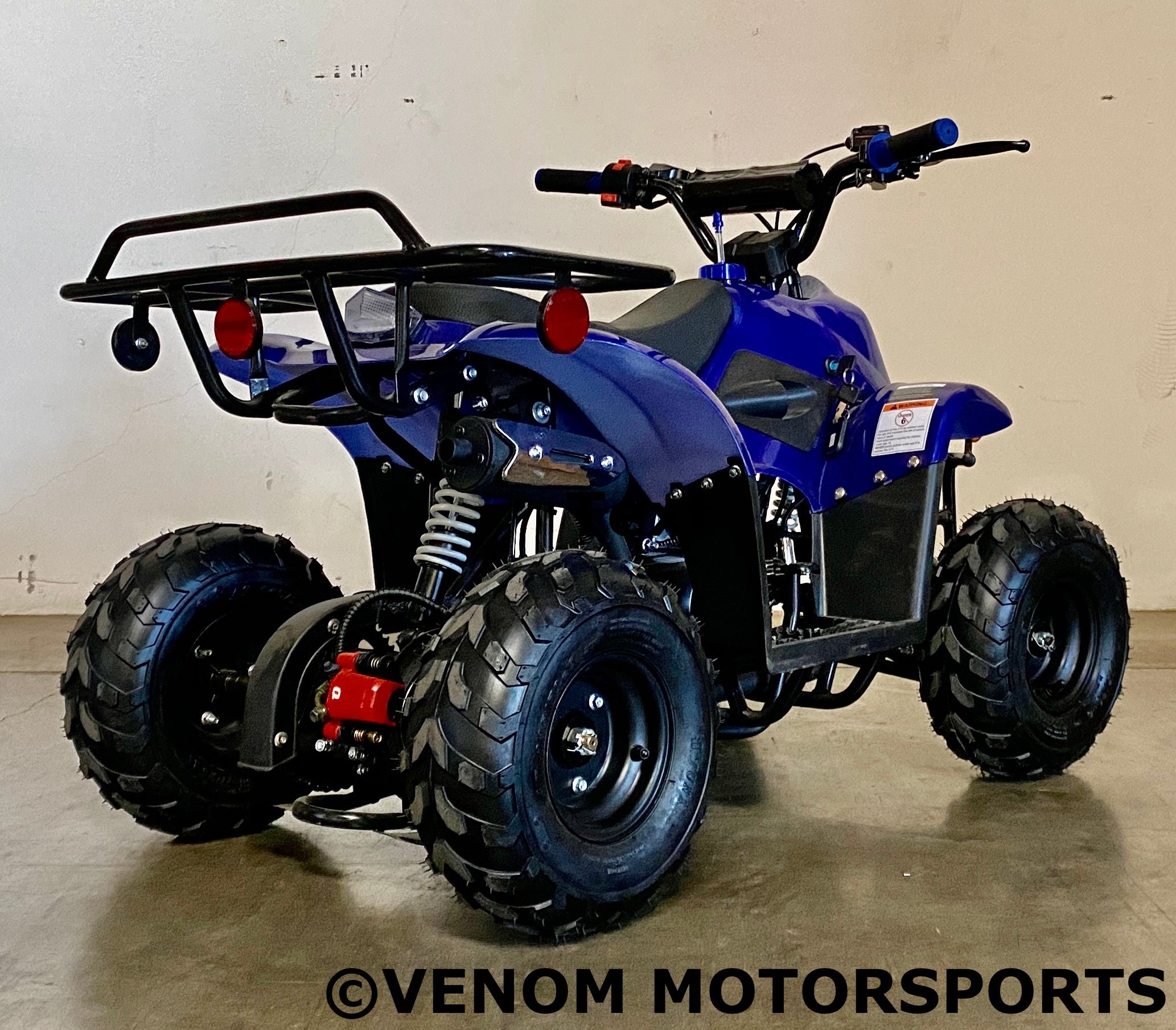 Venom Moccasin 110cc ATV - Fully Automatic Gas-Powered Quad Bike for Adults & Teens - Perfect for Off-Road Trail Riding, Farm Work & Backyard Fun
