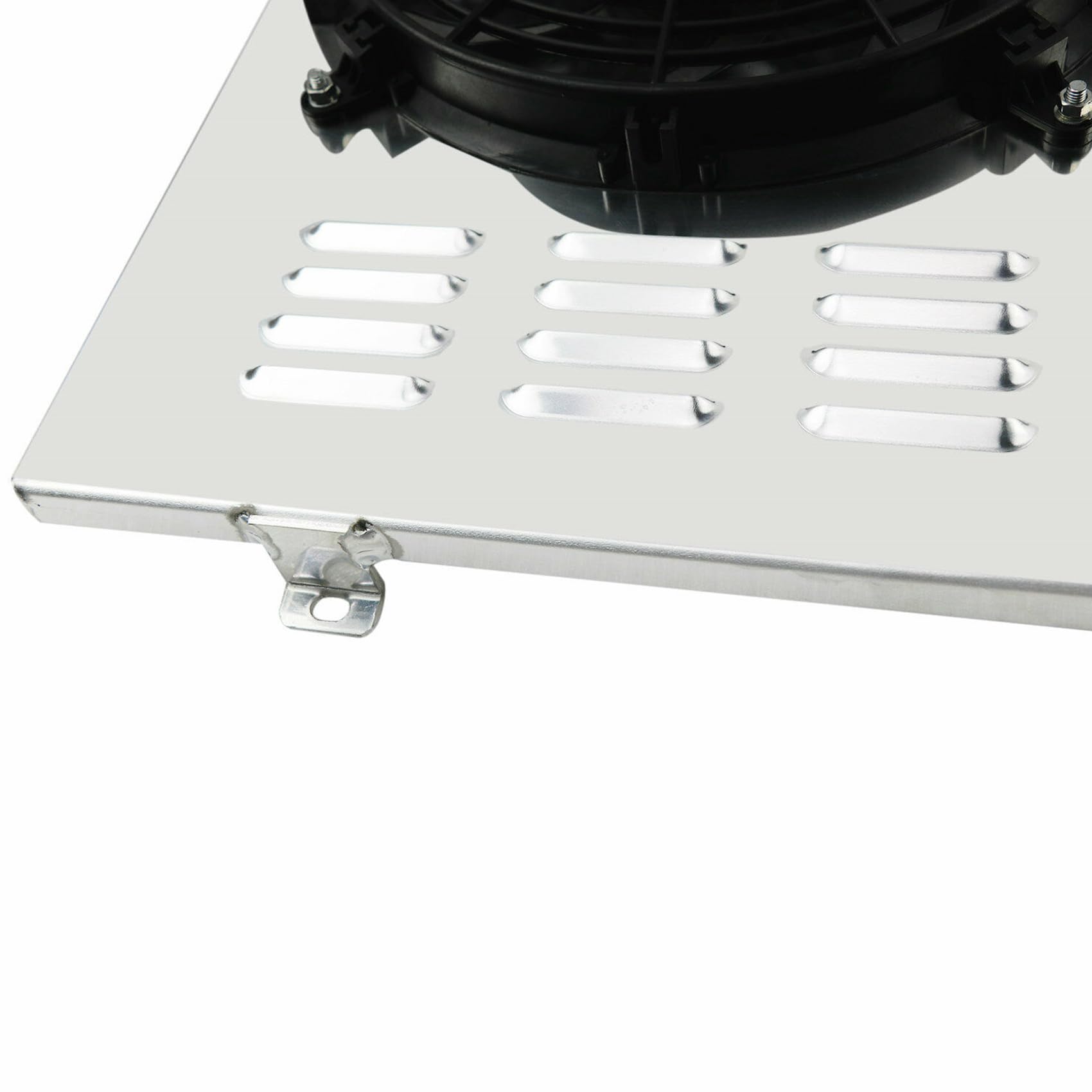 Aluminum Radiator Shroud & Cooling Fan Kit Compatible with 1967-1990 Chevy C/K Series, 1972-1980 GMC C/K Series, Buick, Cadillac, Plymouth, Pontiac - Perfect for Engine Cooling & Performance Upgrades