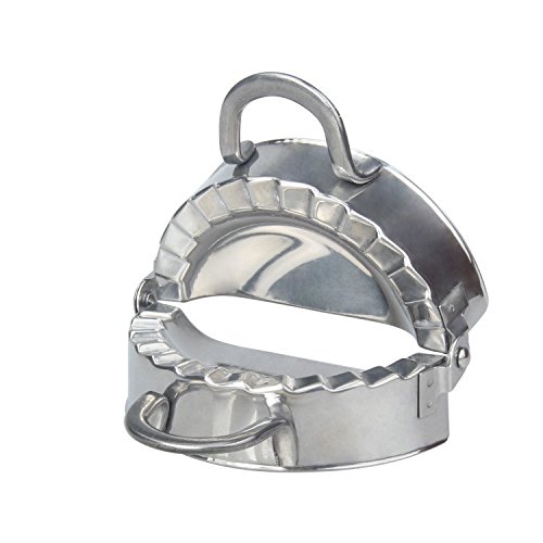 Eco-Friendly Stainless Steel Dumpling Maker - Dough Press & Wrapper Cutter for Homemade Dumplings, Pastries - Perfect for Asian Cooking, Family Meal Prep & Party Snacks