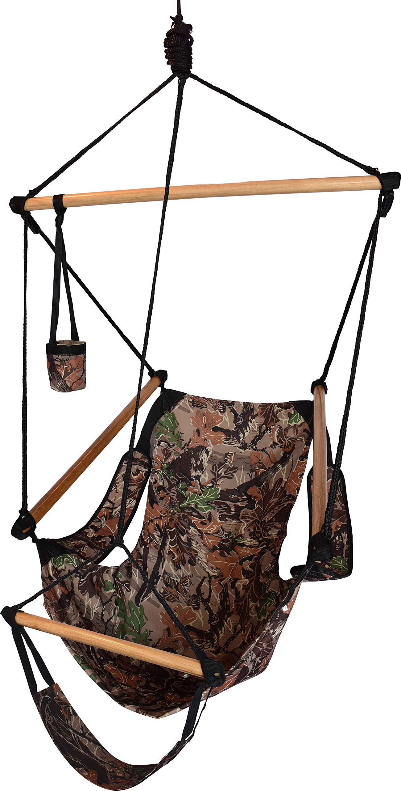 Hammaka 40536-KP Trailer Hitch Stand & Cradle Chair Combo - Camouflage Design for Camping, Tailgating & Outdoor Relaxation | Portable Hammock Chair with Heavy-Duty Support