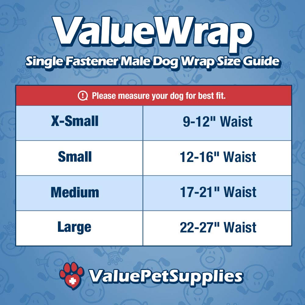 **Disposable Dog Diapers for Male Dogs - Small Size (1-Tab, 576 Count Bulk Pack) - Snag-Free Fasteners, Leak-Proof & Wetness Indicator - Ideal for Incontinence, Training & Travel**