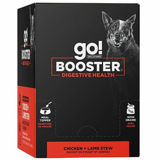 Go! Solutions Booster Digestive Health Chicken & Lamb Stew Dog Food Topper - Supports Healthy Digestion for Dogs - Perfect for Picky Eaters & Sensitive Stomachs