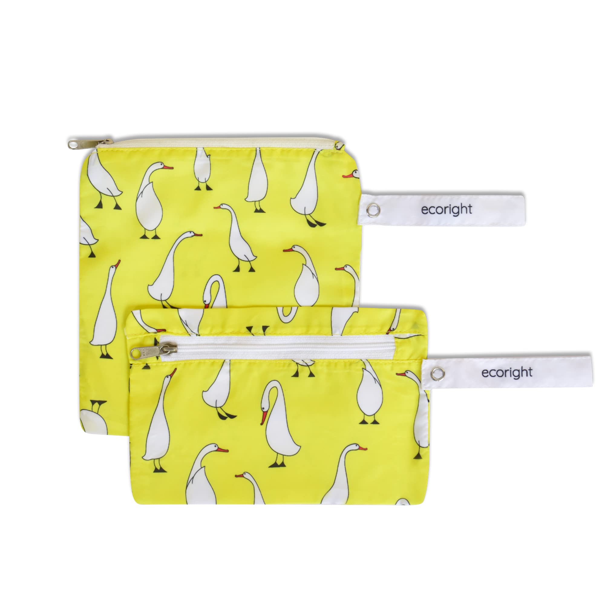 EcoRight Reusable Sandwich Bags & Snack Bags - 100% Recycled, BPA Free, Food Safe - Set of 2 for School Lunches, Picnics & Meal Prep