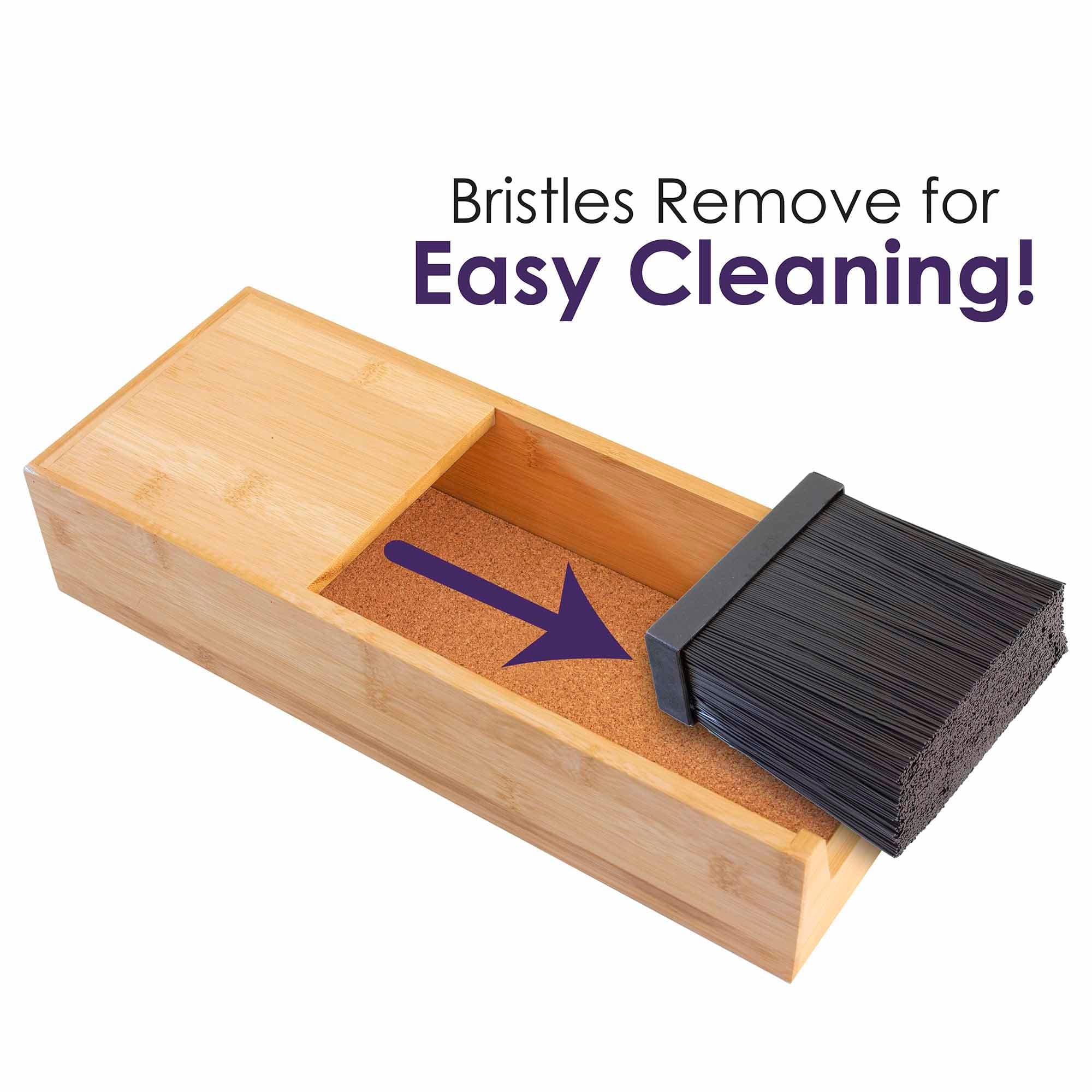 Universal Knife Holder - Premium Wooden Knife Storage Block for Kitchen Countertop - Perfect for Chefs, Home Cooks & Culinary Enthusiasts - Ideal for Organizing Knives, Scissors & Utensils in Restaurants or Home Kitchens