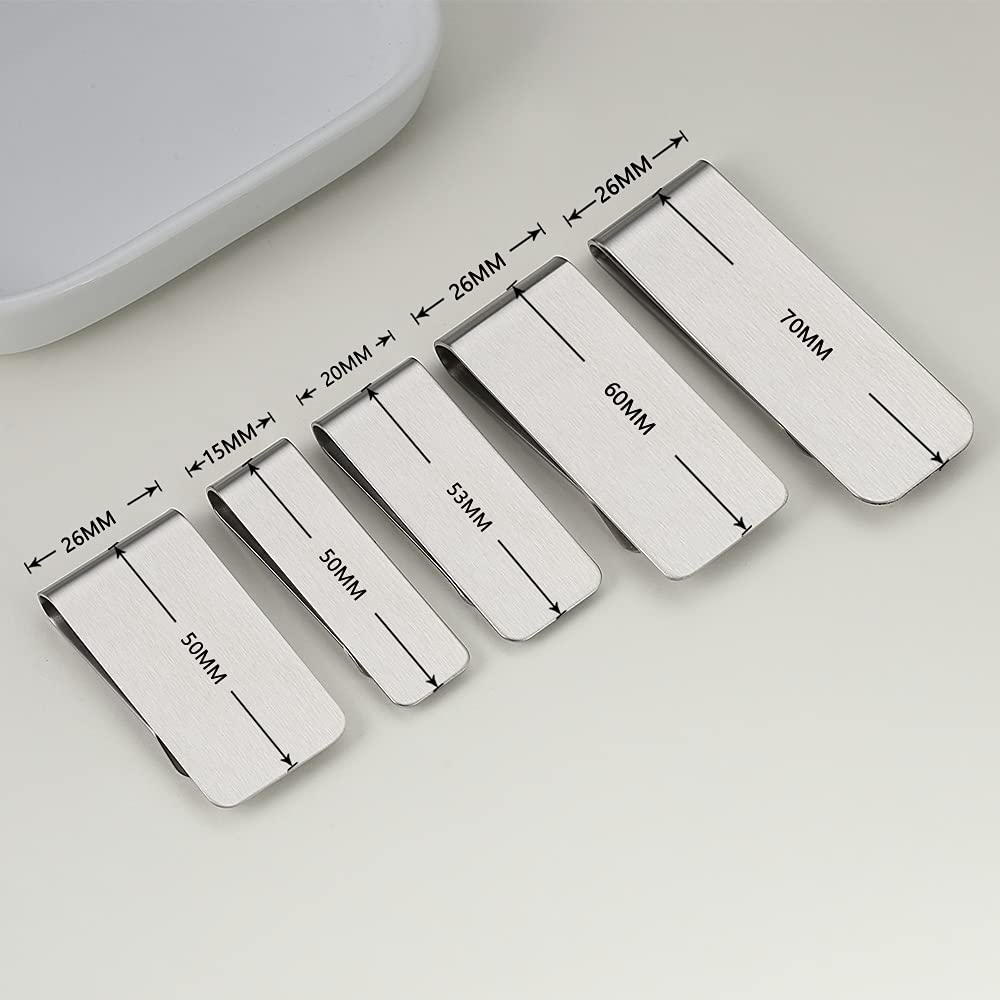 Custom Engraved Money Clip for Men - Personalized Wallet Gift for Him