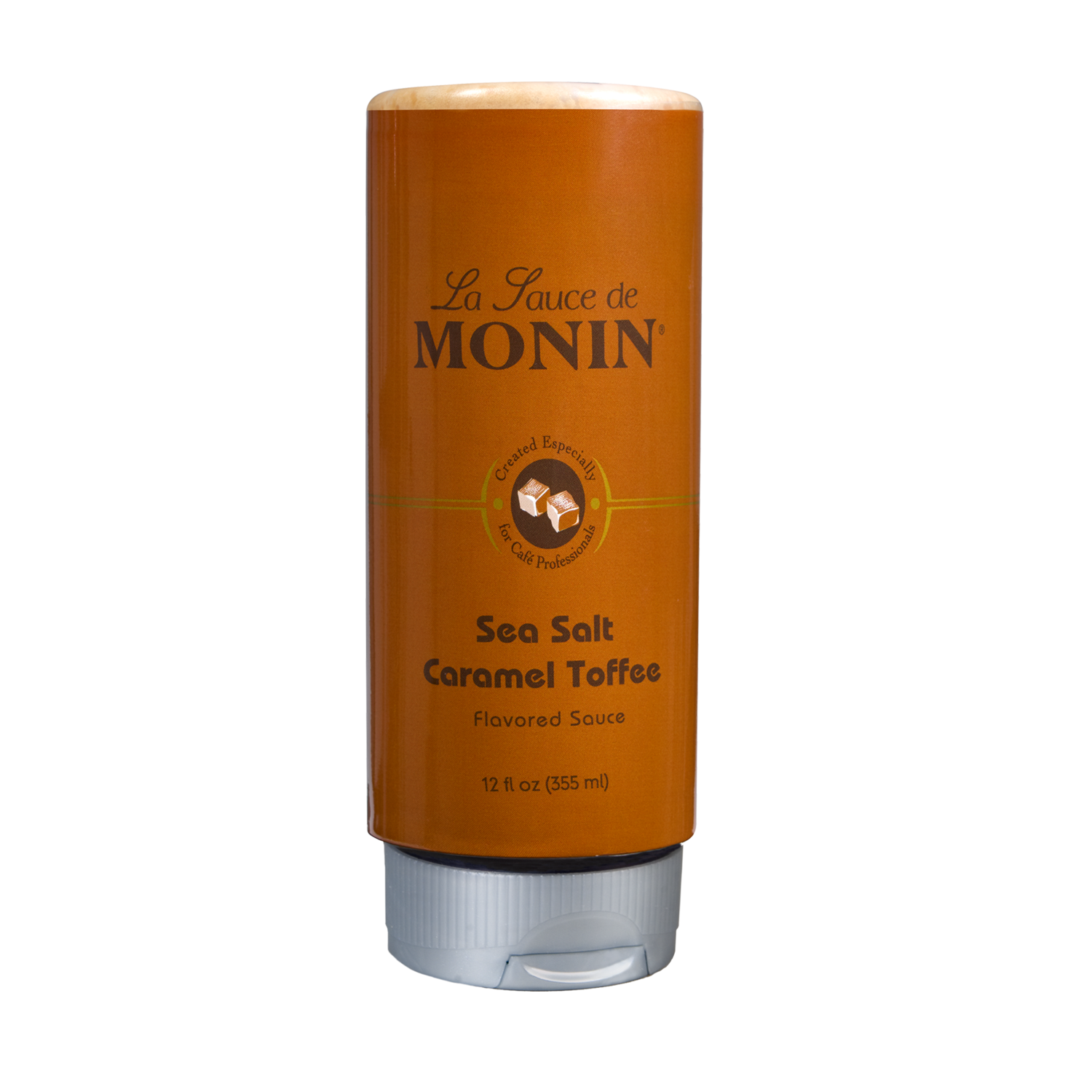Monin Sea Salt Caramel Toffee Sauce - Premium Dessert Topping for Ice Cream, Coffee, Pancakes & Baking - Gourmet Flavor Enhancer