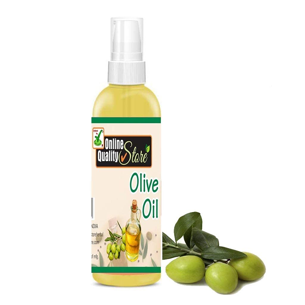 100% Pure Cold Pressed Extra Virgin Olive Oil for Hair & Skin Care - 100ml | Natural Moisturizer for Dry Scalp & Face | Virgin & Cold Pressed Oil for Men & Women | Perfect for Massage, DIY Beauty & Cooking