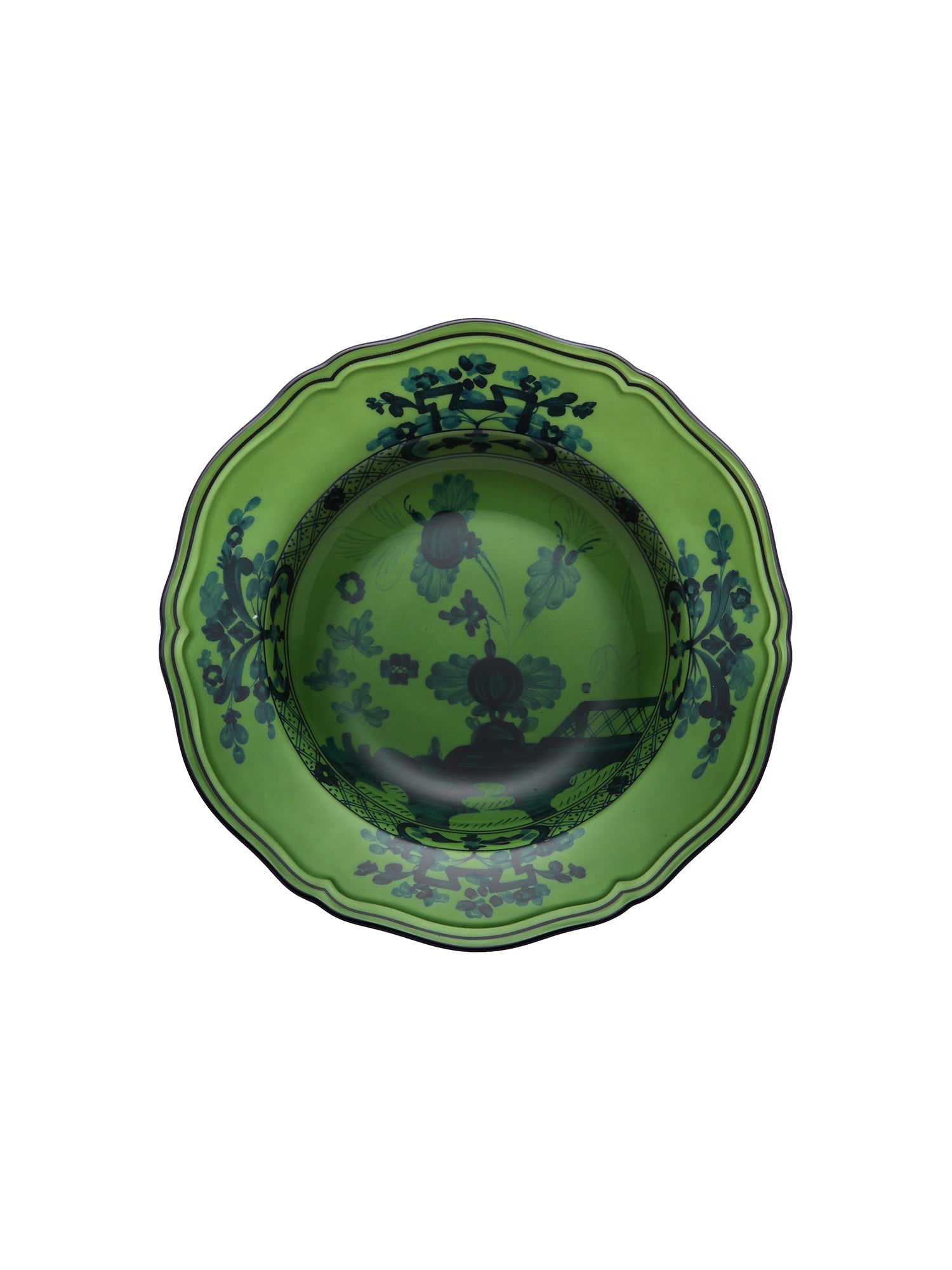 Oriente Italiano Soup Bowl - Elegant Ceramic Pasta Bowl Set of 4, Microwave & Dishwasher Safe - Perfect for Italian Wedding Soup, Pasta Dishes & Family Dining