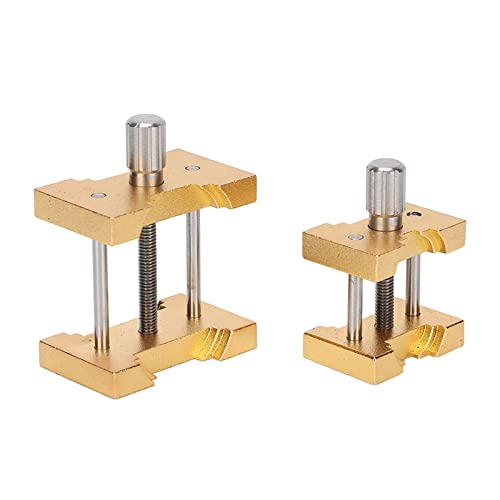 2-Piece Aluminum Watch Holder & Repair Tool Kit - Watch Repair Mechanism, Fixed Base Clamp & Watch Remover - Professional Watchmaker Tools for Watch Repairs & Maintenance (Ideal for Watchmakers, Jewelers & DIY Enthusiasts)