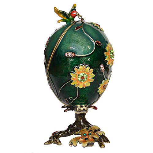 Hummingbird on Faberge Eg