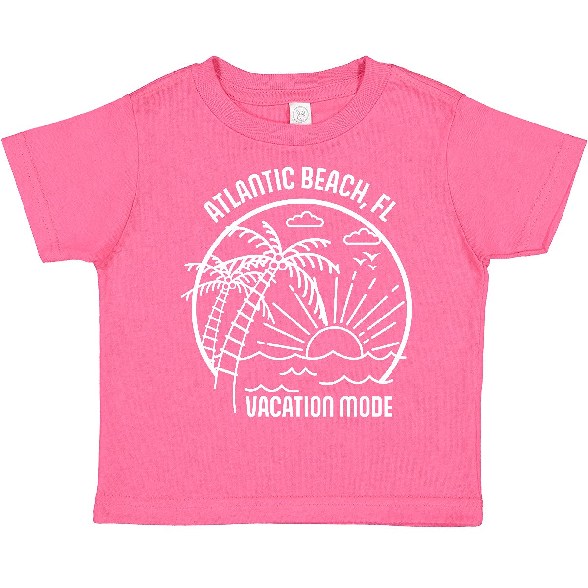 Inktastic Summer Vacation Mode Atlantic Beach Florida Toddler T-Shirt - Cute Graphic Tee for Boys & Girls - Perfect for Beach Trips, Family Vacations & Summer Outfits