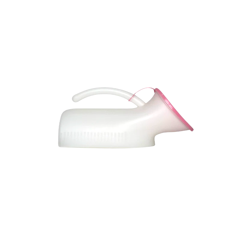 Portable Female Urinal with Leak-Proof Lid - Ideal for Travel, Camping & Bedridden Patients - Discreet & Hygienic Solution for Women
