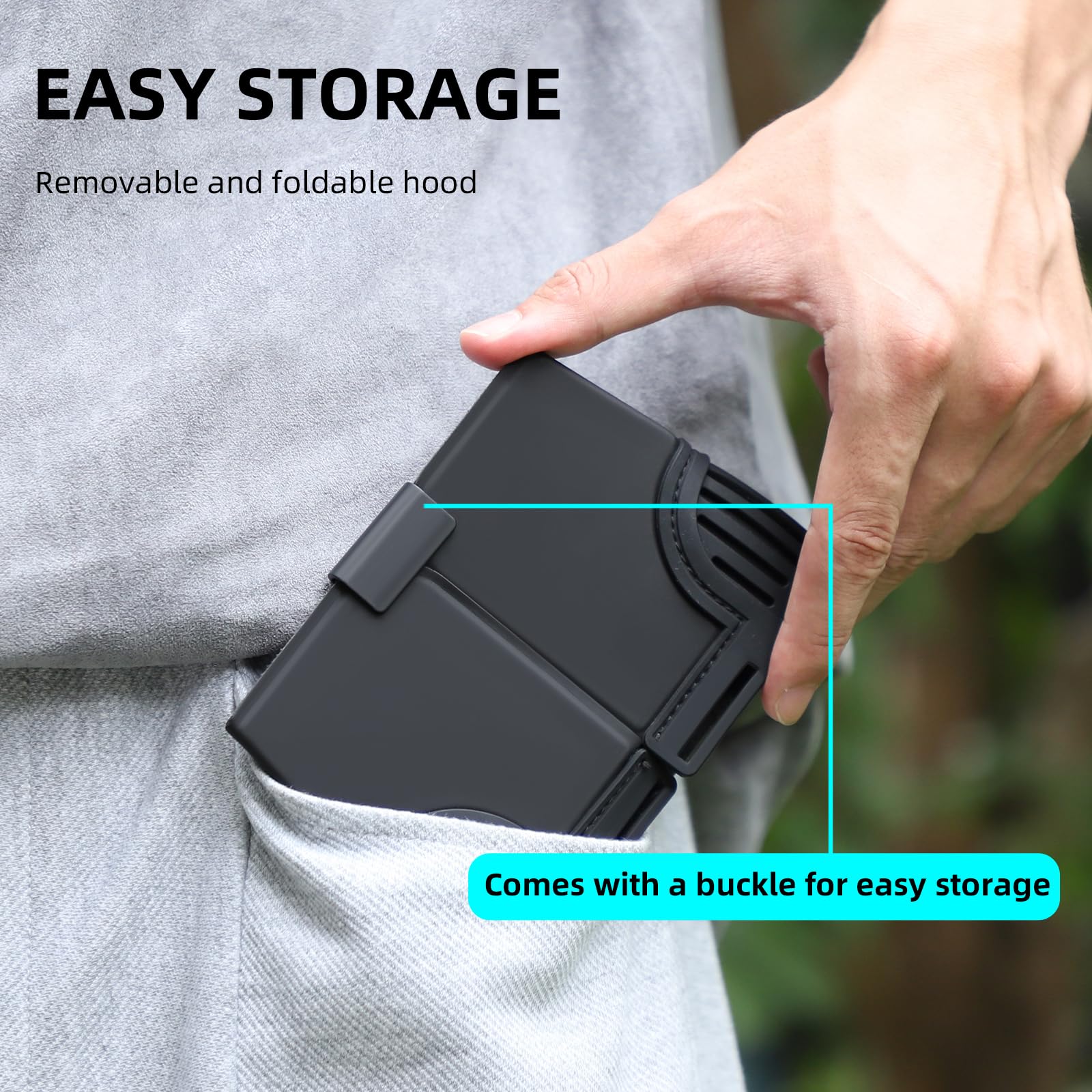 DJI RC 2 Remote Controller Foldable Sunshade - Anti-Glare Protection Accessories for DJI Air 3 Drone | Perfect for Outdoor Flying & Aerial Photography in Bright Sunlight
