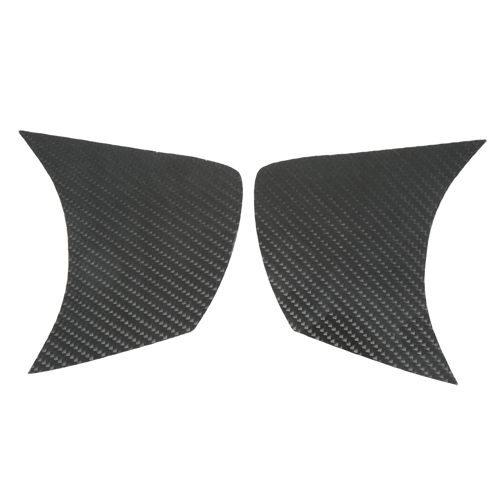 Carbon Fiber Door Bowl Trim Stickers - Left & Right Side Replacement for Nissan 370Z Z34 | Interior Door Barrel Covers | DIY Car Interior Upgrade & Protection