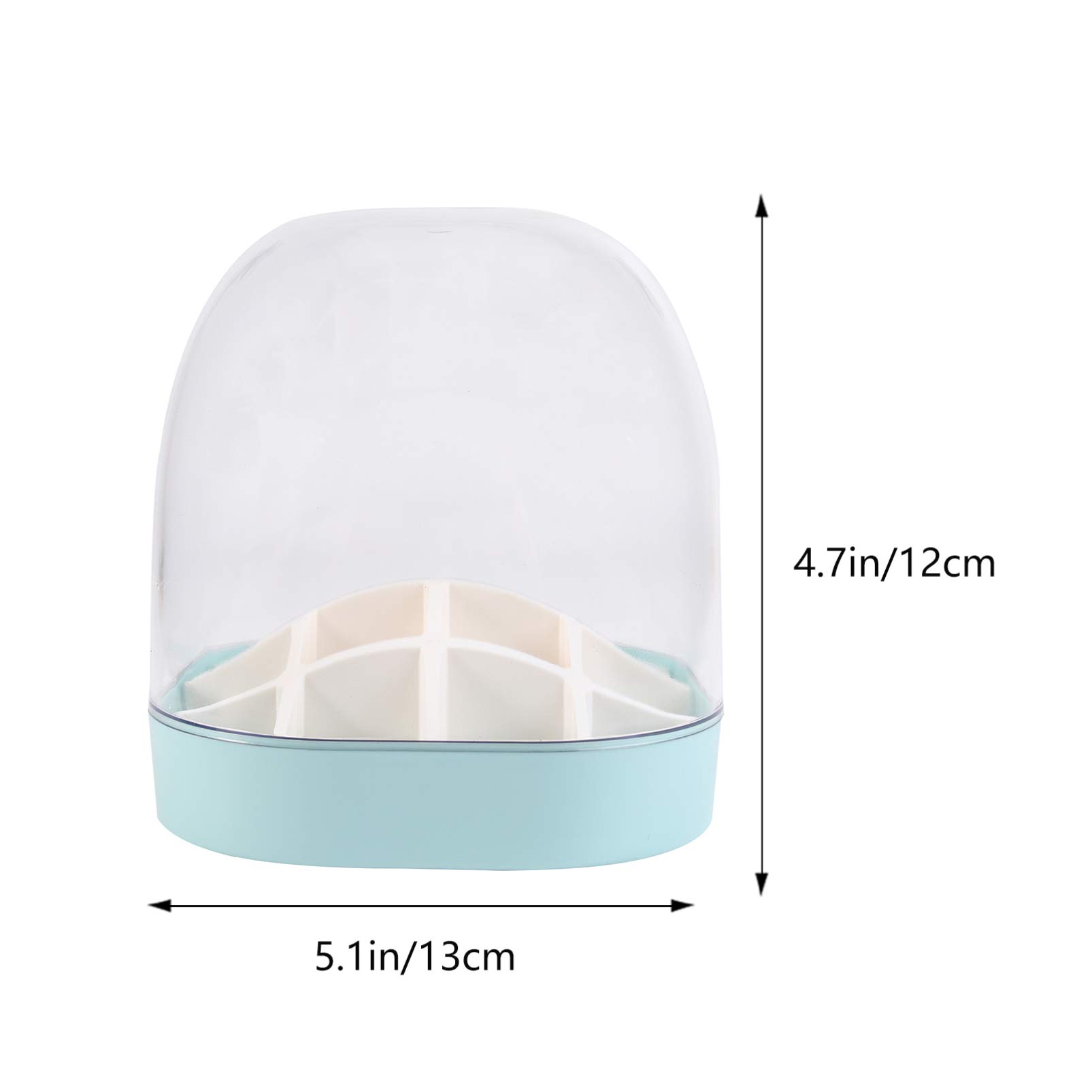 1pc Clear Transparent Lipstick Storage Box - 9 Grid Cosmetic Organizer Case for Makeup, Lipsticks & Cosmetics - Perfect for Vanity, Travel & Bathroom Organization