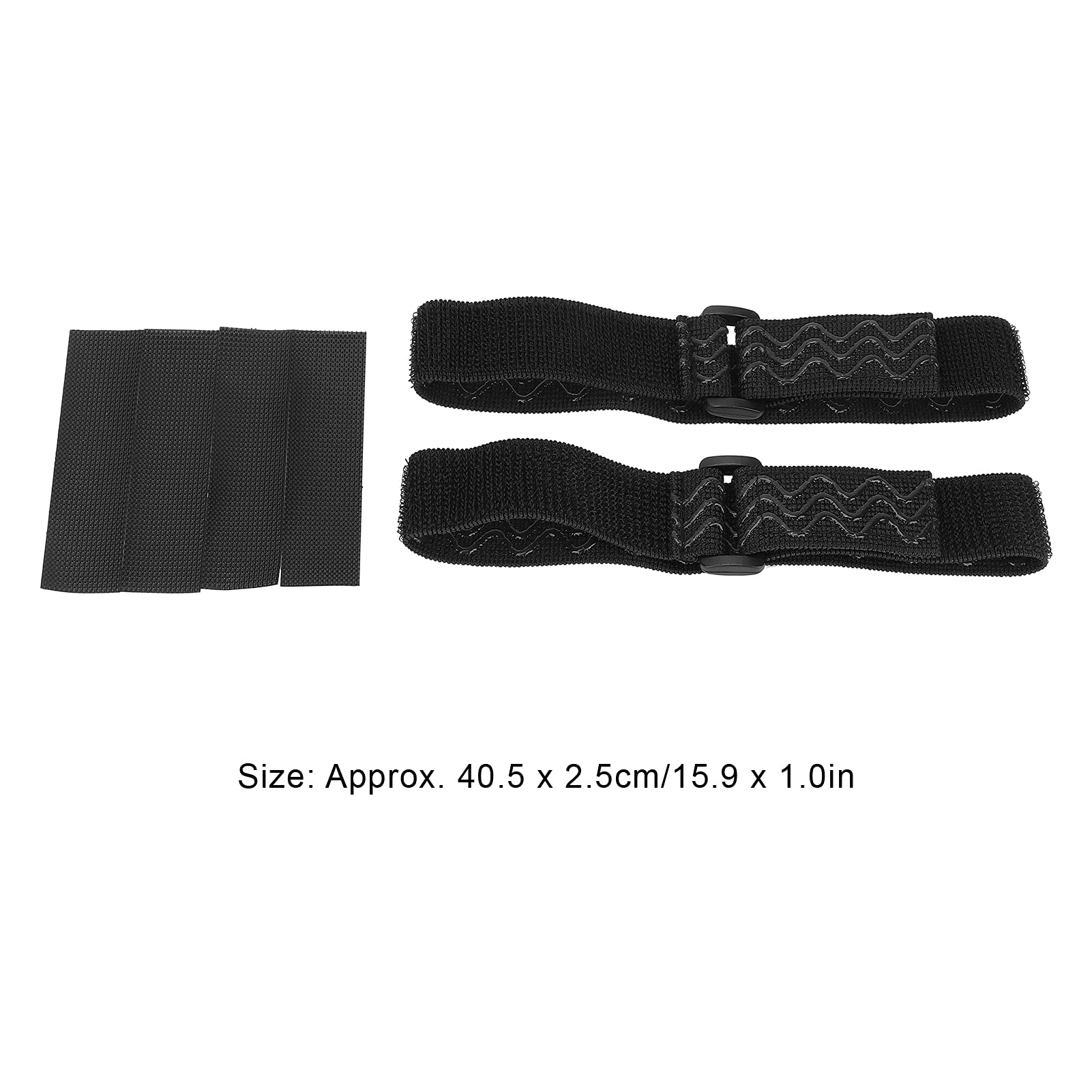 2 Pairs Adjustable Anti-Slip Knee Boot Straps for Women - Elastic Boot Bands with 4 Adhesive Tapes - Perfect for Riding Boots, Winter Boots & Fashion Boots